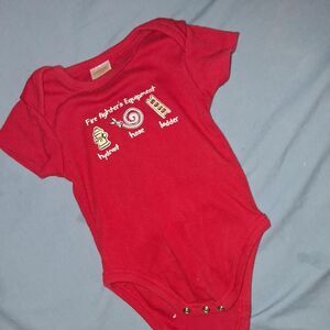 Starter Red Sleepsuits-babygrows